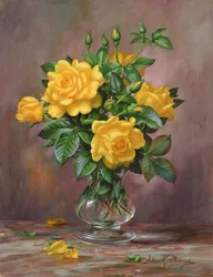 Stralende gele rozen
